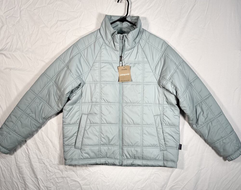 Patagonia W’s Lost Canyon Insulated Full Zip Quilted Jacket Thermal Blue S NWT